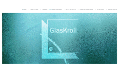 Desktop Screenshot of glaskroll.de